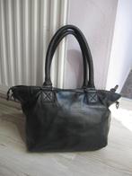 COWBOYSBAG zwart leren leer elegante tas goede staat, Ophalen of Verzenden, Zo goed als nieuw, Zwart, Overige typen