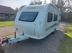 Hobby 490 kmf mooie staat 2011 Airco voortent luifel fietsdr, Caravans en Kamperen, Hobby, Bedrijf, Tot en met 6, Overige