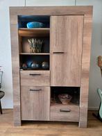 Kamer Wandmeubel: Hoogte:160 Breed:102 Diep:43cm.Eikenkleur, Ophalen, Zo goed als nieuw, Minder dan 150 cm, 150 tot 200 cm