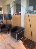 Orginele Twiggy Booglamp met Zwarte Kap Foscarini, Ophalen of Verzenden, Zo goed als nieuw, Metaal, 200 cm of meer