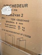 1 deel van 2 douchedeuren, Ophalen, 120 cm of meer, Overige typen, Nieuw