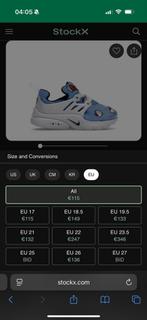 Nieuw!! Nike Air Presto Hello Kitty - Maat 23,5, Schoentjes, Meisje, Nieuw, Ophalen of Verzenden