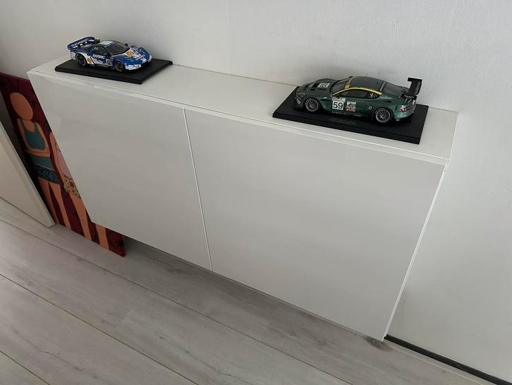 Ikea hangkast Selsviken besta ondiep kast hoogglans wit, Huis en Inrichting, Kasten | Wandmeubels, Minder dan 100 cm, Minder dan 150 cm