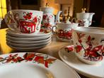 Koffie theeservies van Lomonosov , handbeschilderd met 22 kt, Ophalen