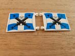 Partij J652=2x Lego vlaggen voor een piraten schip, Lego, Lego, Lego, Nieuw