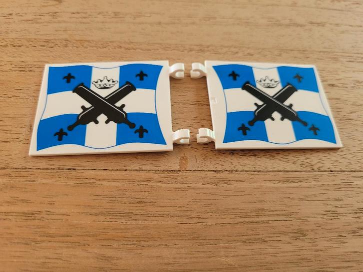 Partij J652=2x Lego vlaggen voor een piraten schip, Kinderen en Baby's, Speelgoed | Duplo en Lego, Nieuw, Lego, Losse stenen, Ophalen of Verzenden