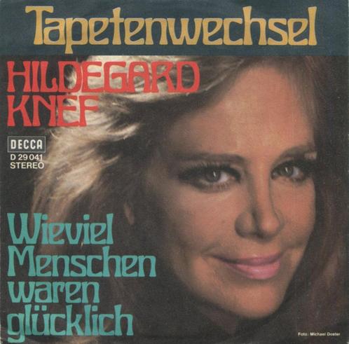 Hildegard Knef–Tapetenwechsel/Wieviel Menschen Waren Glüklic, Cd's en Dvd's, Vinyl Singles, Zo goed als nieuw, Ophalen of Verzenden