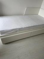 Flekke bed wit + matras, Huis en Inrichting, Verstelbaar, Eenpersoons, Wit, Ophalen of Verzenden
