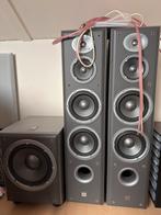 JBL / Harman Kardon audio-set, JBL E80, JBL E150P, HK AVR335, Audio, Tv en Foto, Stereo-sets, Gebruikt, Losse componenten, Speakers