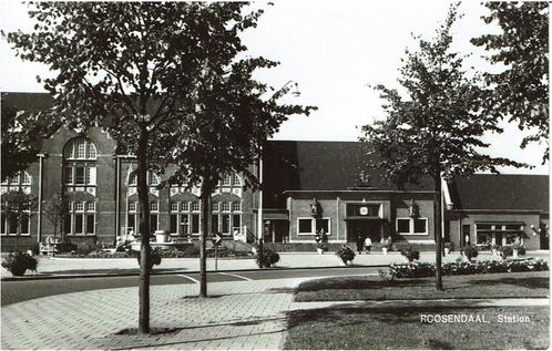 Ansichtkaart station Roosendaal, Verzamelen, Ansichtkaarten | Nederland, Ongelopen, Noord-Brabant, 1960 tot 1980, Ophalen of Verzenden