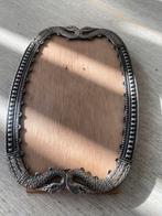 Zilveren art nouveau  fotolijst met zwanenhalzen, Verzenden, Zilver