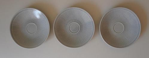 3 schoteltjes Swedish Grace L. Adelborg ijsblauw Rorstrand, Huis en Inrichting, Keuken | Servies, Gebruikt, Kop(pen) en/of Schotel(s)