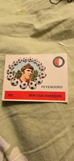 1970 Voetbalplaatje Feyenoord Plaatje - Wim van Hanegem, Ophalen of Verzenden, Gebruikt, Feyenoord, Poster, Plaatje of Sticker