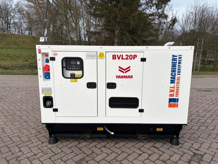 Yanmar 20 kVA aggregaat noodstroom nieuw beperkt beschikbaar, Doe-het-zelf en Verbouw, Aggregaten, Zo goed als nieuw, Dieselolie