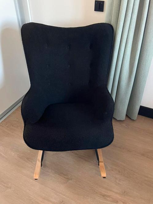 Schommelstoel, Huis en Inrichting, Fauteuils, Zo goed als nieuw, Stof, Ophalen