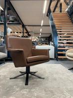 Nieuw Design on Stock Djenne fauteuil bruin leer Stoel Draai, Huis en Inrichting, Fauteuils, Nieuw, Ophalen of Verzenden