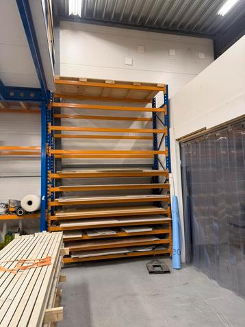 Pallet stelling magazijn stelling 15 meter beschikbaar voor biedingen