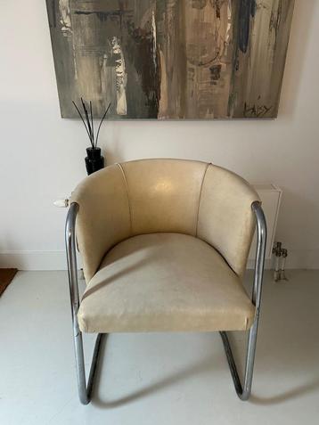 Vintage buisframe fauteuil Bauhaus   beschikbaar voor biedingen