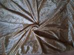 Velours achtig Gouden stof, Hobby en Vrije tijd, Stoffen en Lappen, 120 cm of meer, Ophalen of Verzenden, Zo goed als nieuw, Katoen