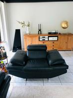 Leren bankstel gebruikt, Huis en Inrichting, Banken | Bankstellen, Gebruikt, Hoekbank, 300 cm of meer, Ophalen of Verzenden