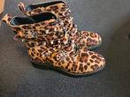 Nieuwe Laarzen met Luipaardprint - Maat 38, Bruin, Lage of Enkellaarzen, Nieuw, Ophalen of Verzenden