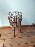 Plantenbakje van bamboe vintage, Ophalen of Verzenden, Rond