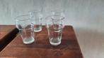 4 bierglazen, Verzamelen, Glas en Borrelglaasjes, Ophalen of Verzenden, Zo goed als nieuw, Bierglas
