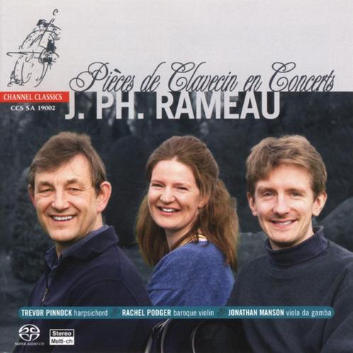 RAMEAU Pieces de clavecin en concerts SACD PINNOCK CHANNEL, Cd's en Dvd's, Cd's | Klassiek, Zo goed als nieuw, Kamermuziek, Barok