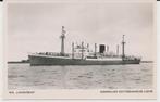 643R Rotterdamsche Lloyd, m.s. "Langkoes", 1949, Verzamelen, Ophalen of Verzenden, Zo goed als nieuw, Motorboot, Kaart, Foto of Prent