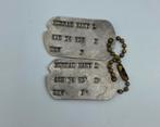 US WWII / Korea Navy dog tags, Verzamelen, Ophalen of Verzenden, Marine, Amerika, Embleem of Badge