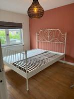 Ikea Leirvik bedframe met lattenbodem 160x200, Huis en Inrichting, Slaapkamer | Bedden, Ophalen, Tweepersoons, Zo goed als nieuw