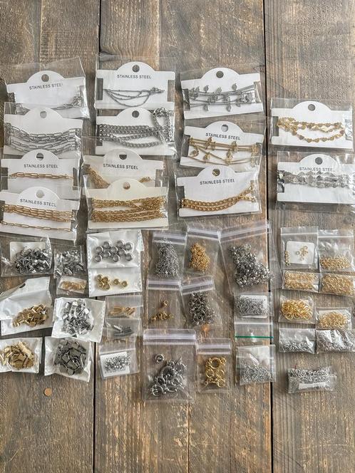 Stainless steel sieraden onderdelen, Hobby en Vrije tijd, Kralen en Sieraden maken, Nieuw, Overige typen, Ophalen of Verzenden