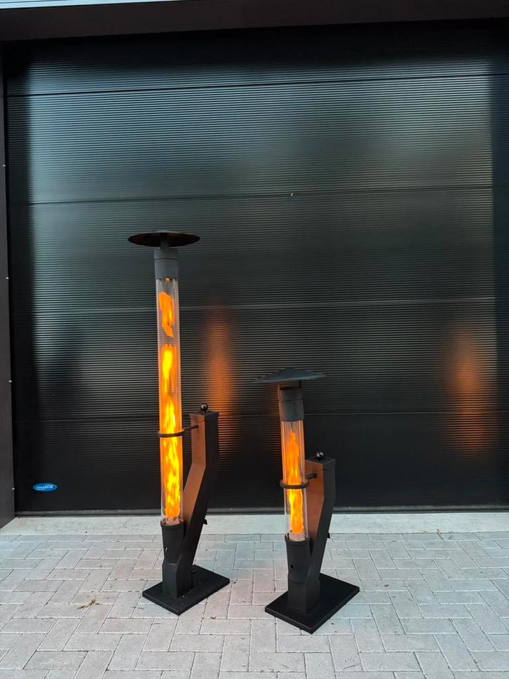 Pelletkachel terrasverwarmer heater veranda verwarmer kachel, Huis en Inrichting, Kachels, Nieuw, Vrijstaand, Pelletkachel, Hout