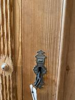 Landelijk oud Grenen kast eendeurs met lade, Ophalen, Gebruikt, Landelijk, 25 tot 50 cm