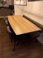 Eettafel Met 3 stoelen + eetkamerbank, Huis en Inrichting, Ophalen, Gebruikt, 50 tot 100 cm, 150 tot 200 cm