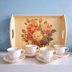 Wedgwood 'Queen's Plain', 4 kop en schotels, Antiek en Kunst, Antiek | Servies los, Ophalen of Verzenden