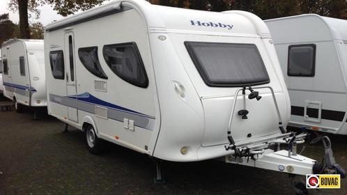 Hobby La Vita 455 UF, Caravans en Kamperen, Caravans, tot en met 3, 1000 - 1250 kg, Rondzit, Hobby, Dwarsbed, Overige, 4 tot 5 meter