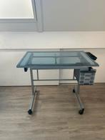 Tekentafel glas studio design vision, Ophalen, Zo goed als nieuw, Glas, 70 tot 120 cm