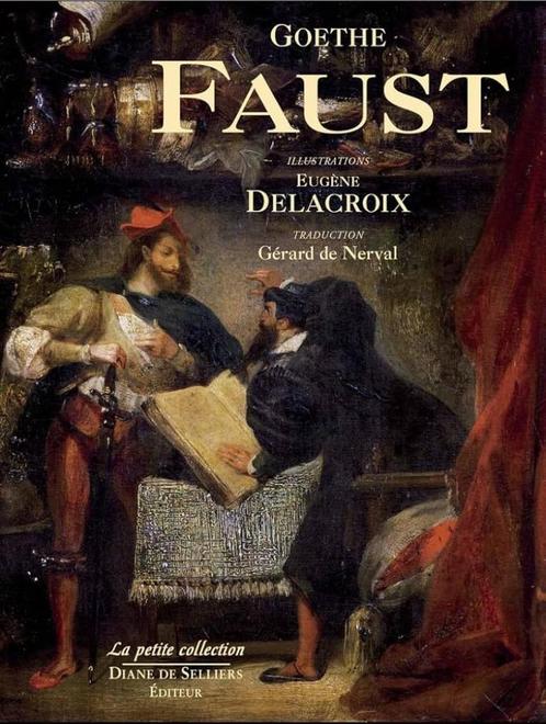boek kunst Faust de Goethe illustré par Delacroix Paperback, Boeken, Kunst en Cultuur | Beeldend, Zo goed als nieuw, Schilder- en Tekenkunst