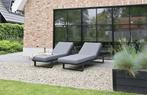 Ligbed Sint Maarten | met dik kussen | Sunlounger! ACTIE!, Tuin en Terras, Nieuw, Verzenden, Aluminium, Verstelbaar