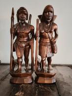 Antique handmade wooden sculptures, Congo, 1950's, Antiek en Kunst, Ophalen of Verzenden