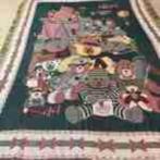 Grand foulard woonkleed met beren patroon 174/125, Huis en Inrichting, Woonaccessoires | Plaids en Woondekens, DJT, Ophalen of Verzenden