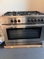 Etna RVS gasfornuis met 5 pitten en oven, Ophalen, Gebruikt, 60 cm of meer, Gas