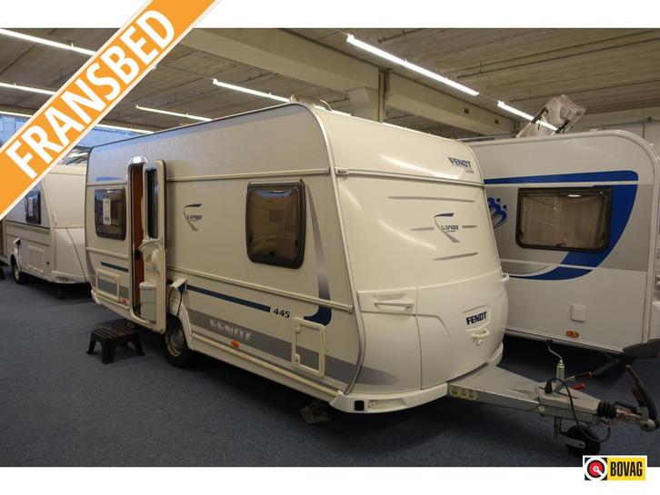 Fendt Saphir 445 TFB mover, voortent, luifel, Caravans en Kamperen, Caravans, Bedrijf, tot en met 4, 1000 - 1250 kg, Rondzit, Fendt