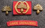 Grenadiers Setje 4, Verzenden, Landmacht, Nederland, Embleem of Badge