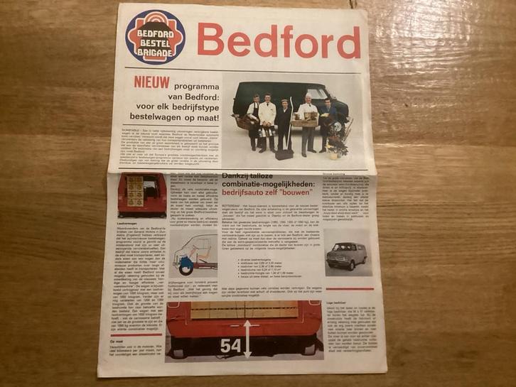 Bedford Bestel Brigade Folder, Boeken, Auto's | Folders en Tijdschriften, Gelezen, Ophalen of Verzenden