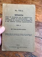Nederlands mobilisatie voorschrift opleiding oa wapens 1938, Verzenden, Nederland, Boek of Tijdschrift