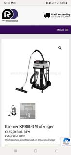 Kremer bouwstofzuiger wet&dry vacuum cleaner, Doe-het-zelf en Verbouw, Ophalen, Zo goed als nieuw