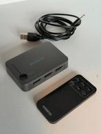 HDMI switch Marmitek C350 UHD 2.0 - 5 in 1 out, Ophalen of Verzenden, Zo goed als nieuw