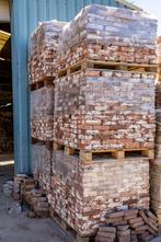Antieke rode gebikte vormbak metselstenen 1 partij 75M2 22x5, Doe-het-zelf en Verbouw, Metselstenen, Ophalen of Verzenden, Gebruikt